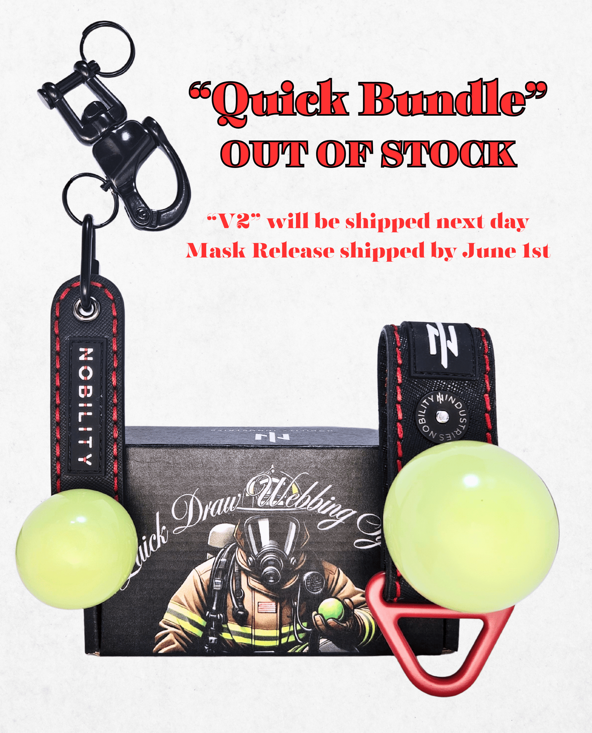 Quick Bundle "The V2" + SCBA Mask Retention Quick Release - Nobility Industries